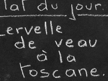 Cervelle de veau à la toscane