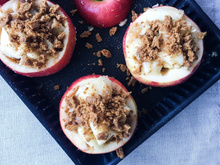 Pommes au four fourrées aux spéculoos