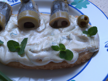 Anchois à la mayonnaise