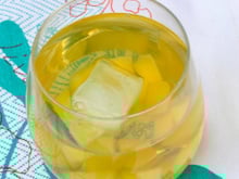 The glacé à la pêche