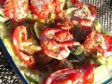 Gratin de ravioles aux légumes d'été