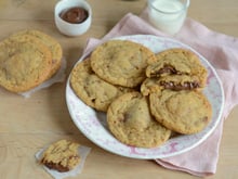 Cookies à la pâte à tartiner au chocolat