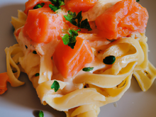 Pâtes au saumon au Companion