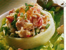 Artichauts farcis au crabe