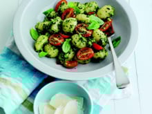 Gnocchi pesto avocat Hass