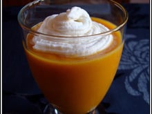 Velouté de potimarron à la crème fouettée