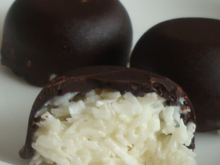 Petite bouchées à la noix de coco façon "Bounty fait maison"