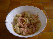 Salade de topinambours maison