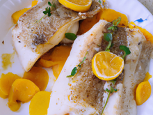 Duo de poissons au beurre d'agrumes