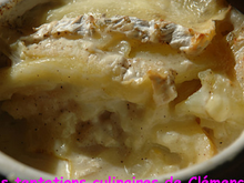 Gratin au camembert et aux deux pommes