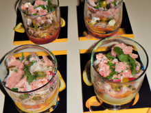 Verrines de thon à la sicilienne revisitées