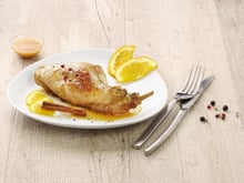 Cuisses de lapin à l'orange, miel et épices
