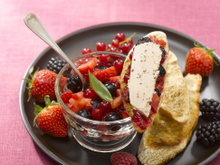 Tartine de fruits rouges au Fleuron de Canard