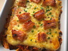 Gratin de saumon et chorizo