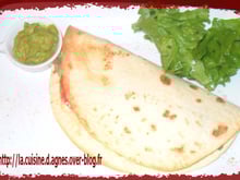 Tortilla en sandwich poulet-curry