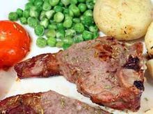 Côtes de porc aux pommes