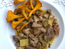Rôti de veau aux chanterelles