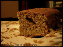 Moelleux à la crème de marron et aux œufs de cane