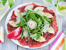 Carpaccio de bœuf façon Pink Lady®