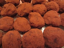 Mignardises festives façon truffes au chocolat