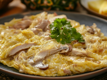 Omelettes émincés de poulet grillé, Fleury Michon, comté