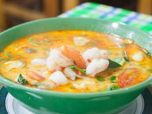 Soupe thaïe aux crevettes au thermomix
