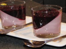 Panna cotta à la mûre