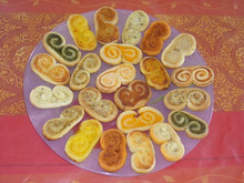 Palmiers aux 3 fromages faciles