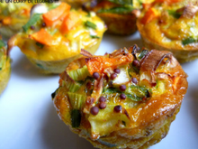 Bouchées aux légumes et parfums de curry