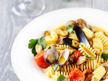 Radiatori aux palourdes et aux moules