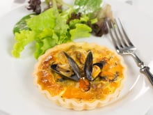Tartelettes au potimarron et aux moules