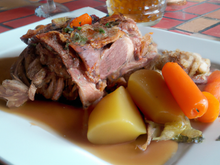 Rôti de veau à la biere