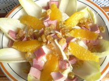 5 salade d'endives bien meilleures avec des fruits frais ou secs