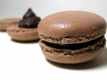 Macarons chocolat - noisettes