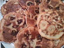 Pancakes aux pépites de chocolat et banane