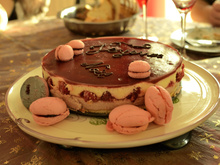 Bavarois à la fraises et vanille