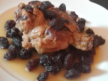 Chapon aux raisins secs
