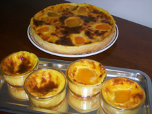 Flan pâtissier abricot