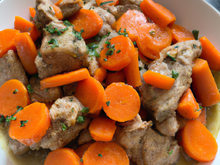 Sauté de veau aux carottes
