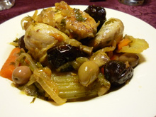 Coquelets aux pruneaux