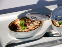 Légumes confits en croûte de thon