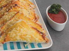 Petits chaussons au pain de mie et à la viande hachée