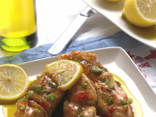 Aiguillette de poulet au citron, rhum, miel