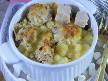 Crumble de poulet en mini-cocotte
