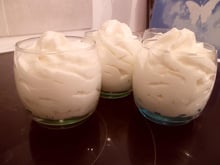 Mousse chocolat blanc siphon