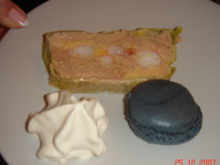 Terrine de foie gras aux gambas