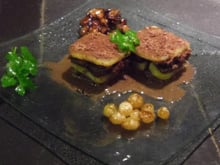 Bœuf bourguignon sur sa sauce en gelée