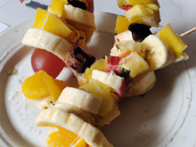 Les brochettes de fruits qui décoiffent !