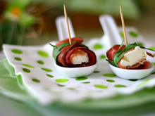 Bouchée au jambon de montagne et fromage frais