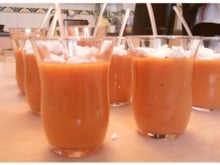 Gaspacho au chèvre frais